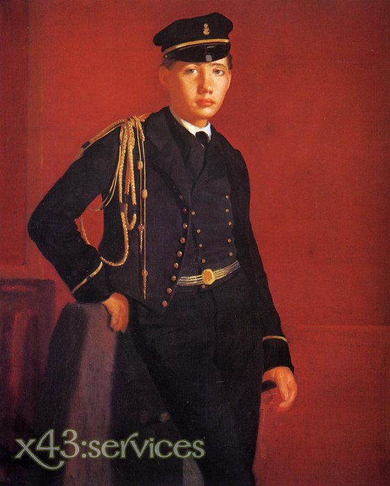 Edgar Degas - Achille De Gas in der Uniform eines Kadetten
